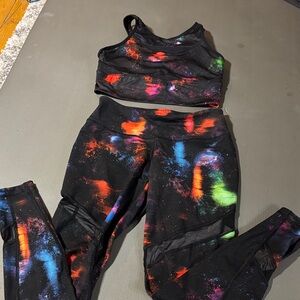 Old Navy Active Galaxy Print Set